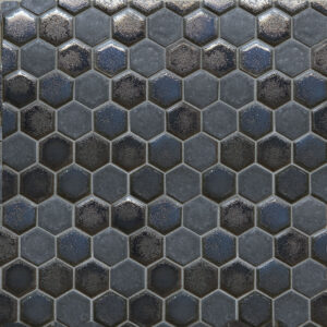 Alternative view of Hexagon 1" mosaic