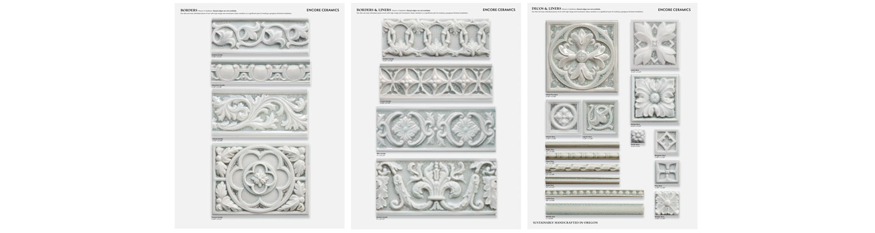 Reference Boards: Decos, Borders & Liners<br>group of 3<br>